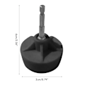 Miniatyrbild 2 av 10: Snabb Auto Stickad Adapter Vevarm Adapter med Hex Stålbit Virkningsmaskin Adapter DIY Sytillbehör för Stickmaskin