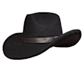 Miniatyrbild 1 av 2: Svart Cowboyhatt i Ullfilt Westernhatt för Män Kvinnor