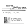 Miniatyrbild 8 av 8: 2 st Tungstenstål Nagelfil Bits Manikyr Pedikyr Verktyg för Elektrisk Nagelfil