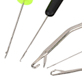 Miniatyrbild 3 av 7: 5 st/set spärrhake verktyg böjd tunga virknål kit DIY tillbehör för stickning