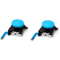 Miniatyrbild 1 av 4: 2 Joystick Analog Sensor Rocker för Switch Lite Joy-Con Controller ThumbStick Cap Modul Knapp Vit