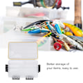 Miniatyrbild 7 av 8: Lockbete Box Hållbar Förseglad MultiGroove Design Fiskeutrustning för Förvaring av Fiskeutrustning