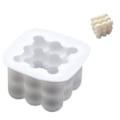 Miniatyrbild 5 av 7: Silikonljusform, Utsökt Design 3D Bubbelkub För DIY Ljushantverk Återanvändbar Silikon Livsmedelskvalitet Material Lätt Släpp Idealisk För Handgjorda