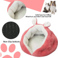 Miniatyrbild 3 av 5: Katt/Hund Säng Djup Sömn Katt Soffa för Vinter Mjuk och Bekväm Husdjur MZ127 (50 * 50 * 35CM, Rosa)