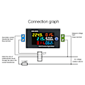 Miniatyrbild 7 av 8: Effektmätar Enfas LCD Digital Display Spänning Ström Mätare Testare AC 40‑300V