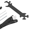 Miniatyrbild 4 av 8: 3D-skrivar Extruder Metallbädd Kit Mässing ABS Hög Noggrannhet Flamskyddad Extruder Metallbädd för Ender3-serien
