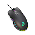 Miniatyrbild 1 av 6: RGB-spelmus, bakgrundsbelyst, ergonomisk, 7 programmerbara knappar, 7200 DPI för Windows PC (svart) $Spelmus med sladd [7200 DPI]