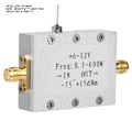 Miniatyrbild 1 av 2: AD8307 RF-effektmätarlogaritmisk testdetektor 0,1-600M -75~+15dBm modul med fodral