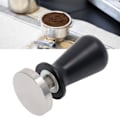 Miniatyrbild 1 av 8: Kaffe Pulver Hammare Konstant Elasticitet Rostfritt Stål Kaffe Tamper för Hem Svart 51mm/2.0in