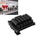 Miniatyrbild 1 av 8: 6-kanals DC till AC Solid State Relä 3‑32VDC Ingång 5‑8A 24‑480VAC Last Solid State Relä SSR-modul