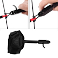 Miniatyrbild 1 av 8: Bågskytte Trigger Release Hjälpmedel handledsrem Båge Trigger 360 Graders Rotation för Kompositbåge Utomhussporter