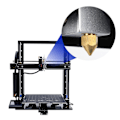 Miniatyrbild 8 av 8: 25 st Extrudermunstycke för 3D-skrivare 0,4 mm Utgång 1,75 mm Ingång för CR 10 Ender 3 Ender3 Pro