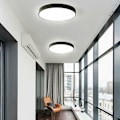 Miniatyrbild 4 av 6: Led-taklampa med rörelsesensor Automatisk lampa för utomhusbalkong Garage Korridor Entré Rund ljusarmatur Lätt att installera Taklampa
