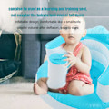 Miniatyrbild 8 av 8: Baby Lärande Stol Spädbarn Uppblåsbar Soffa Press Uppblåsbar Baby Bad Pall Barn Pall