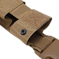 Miniatyrbild 4 av 8: Bensinstation för vattenkokare Drop Leg Holster Molle Vattenflaska Väska Multifunktion för Utomhus Camping VandringKhaki