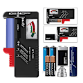 Miniatyrbild 2 av 6: Batteritest, universell liten batteritest för AAA AA C D 9V 1,5V, knappcellsbatteritest - liten voltmätare för alla batterier