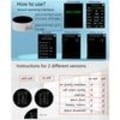 Miniatyrbild 7 av 8: Tuya WiFi 7 i 1 CO2-mätare Luftkvalitetsdetektor PM2.5 TVOC HCHO Temperatur Fuktighet AQI-detektor Hemma Kontor Bil Inomhus Luftkvalitetsmonitor -
