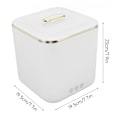 Miniatyrbild 7 av 8: Mini tvättmaskin 5L kapacitet säker effektiv 3 hastigheter timing bärbar tvättmaskin för underkläder babykläder strumpor vit