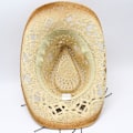 Miniatyrbild 4 av 5: Cowboyhatt halmhatt herr sommarhatt westernhatt UV-skydd solhatt Panamahatt