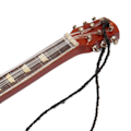 Miniatyrbild 4 av 8: Miniatyr elektrisk gitarrmodell innovativ simulering handgjord trägitarr dekoration för presenter samling 14