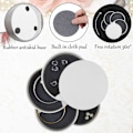 Miniatyrbild 2 av 7: Smyckesställ, Perfekt Presentidé för Kvinnor, 4-Lagers Förvaring, Utrymmesbesparande Design för Armband Halsband Ringar Örhängen, Mjukt Non-woven Material