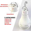 Miniatyrbild 5 av 5: Solcellsladdad LED-lampa - Bärbar USB-laddningslykta Spotlight-lampa Inomhus Kontor Kök Läsning Med Solpanel -2Lamp