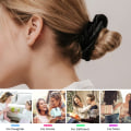 Miniatyrbild 2 av 5: 8st Kvinnor Hår Scrunchies, silkeslen lockigt hår tillbehör för kvinnor, Leopard Silk Satin Hästsvanshållare, Enfärgade elastiska tjocka band, för flickor