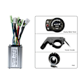 Miniatyrbild 7 av 8: 36V 48V 250W Elektrisk Cykel Konverteringskit Motor Controller Tumgas PAS Pedal Assist Sensor Display Meter