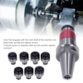 Miniatyrbild 8 av 8: Tappningskolvset Verktygshållare Arbetsstyckehållare med 7 st Kolvar CNC Chuck Kit BT40 GT12