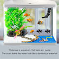 Miniatyrbild 6 av 8: Anknäbbsmunstycke för akvarium, 360 graders roterbart flexibelt vattenreturrör, vattenutloppsmunstycke för akvarium för förbättrad vattencirkulation