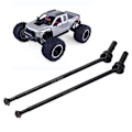 Miniatyrbild 1 av 8: 2 st RC-bil fram universal drivaxel metall CVD framdrivaxel för ZD Racing MX‑07 4WD 1/7 RC-bil