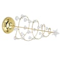 Miniatyrbilde 7 av 10: Varmt gull LED juletre bordlampe - Elegant krystallbelysning for soverom, bad og trappedekorasjon