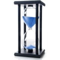 Miniatyrbilde 1 av 5: 60 minutter timeglass, tresandtimer, blå