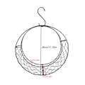 Miniatyrbild 3 av 7: (Månkorgsspecifikationer: ytterdiameter 28 cm, innerdiameter 22 cm) Sukkulenter i järnram