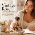 Miniatyrbilde 3 av 5: 【02】Vintage røkelsesbrenner med roseduft Aromaterapi Diffuser Hjem B