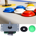 Miniatyrbilde 11 av 11: Arcade Joystick Klassisk 5-pins 8-veis Arcade Joystick Reservedeler for Xbox 360 for PS2 for PS3 Grønn