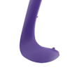 Miniatyrbilde 11 av 11: Spillkontrollhåndtak Dekorativ Stripe Gamepad Grip Utskifting DIY Skalldeksel for PS5 Lilla