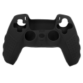 Miniatyrbilde 1 av 11: Matvarekvalitet Sklisikker Silikon Spillkonsollbeskyttelse Gamepad Håndtak Grep for PS5 Joystick (Svart)