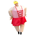 Miniatyrbilde 9 av 11: Oppblåsbart Ballerina-kostyme for Voksne - Morsomme, Oppblåsbare Fettdrakter til Halloween