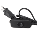 Miniatyrbilde 5 av 5: 360° Roterbar LED Klemmearbeidslampe med E27-holder - Plug and Play Clip-on Leselys, EU-plugg 85-265V