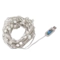 Miniatyrbild 2 av 10: USB-drivna fjärrstyrda LED-globljussträngar - 16 färger för en mysig sovrumsatmosfär