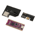 Pikkukuva 9 / 11: RasPi Pico -joustava mikrokontrolleri -kortti, kaksiydininen 264 kt ARM Cortex M0+ -suoritin, SD2SP2 Pro Micro -tallennuskorttisovitin