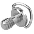 Miniatyrbilde 8 av 10: 5 stk 1/4\" Kameraskruer for Hurtigutløserplate - Foldbar C-Ring Adapter for Stativ & Monopod
