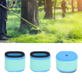 Miniatyrbillede 11 af 11: 3 stk. Græsslåmaskinefilterudskiftning Haveluftfilter til John Deere M147431 M143278 697029 690610 498596 273356