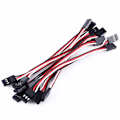 Miniatyrbild 2 av 7: 10 st 10 cm JR Han- till Han-Servoförlängningskablar för Quadcopter - Trådar