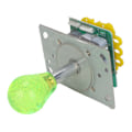 Miniatyrbild 8 av 11: Arcade Joystick Kit Färgglad 5-polig Oval Kristall Helt Automatisk LED Färgglad Upplyst Joystick för Spelkonsoler