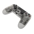 Miniatyrbillede 9 af 11: Fjernbetjening Joystick Gamepad Følsomme Knapper Ægte Vibration Forhindrer Glidning Trådløs Spilkonsol til Computer Telefoner Transparent Grå