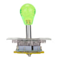 Miniatyrbild 9 av 11: Arcade Joystick Kit Färgglad 5-polig Oval Kristall Helt Automatisk LED Färgglad Upplyst Joystick för Spelkonsoler