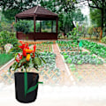 Miniatyrbillede 9 af 11: Transplant Posejordspose Plantevækstpose Ikke-vævet Filtpose Plantevækstpose - Grøn 2 Gallons Diameter 21*Højde 22cm