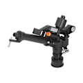 Miniatyrbillede 4 af 11: G 1‑1/2 Vandingsdyser ABS Justerbar Vippearms Stor Flow Impact Dyser til Have Græs